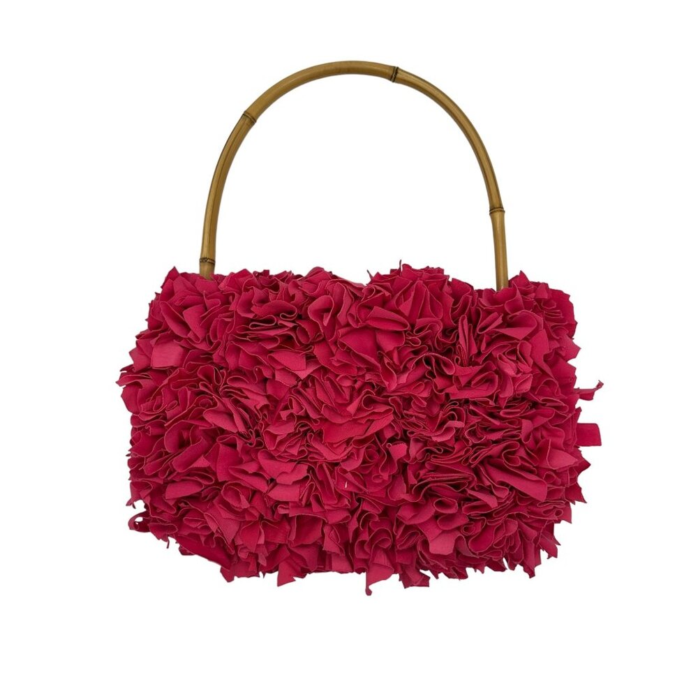 Shag‎ Bag Purse Bamboo Pink Fairy Cottagecore Feminine Girly